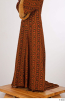  Photos Woman in Historical Dress 34 15th century Historical clothing brown dress skirt 0002.jpg
